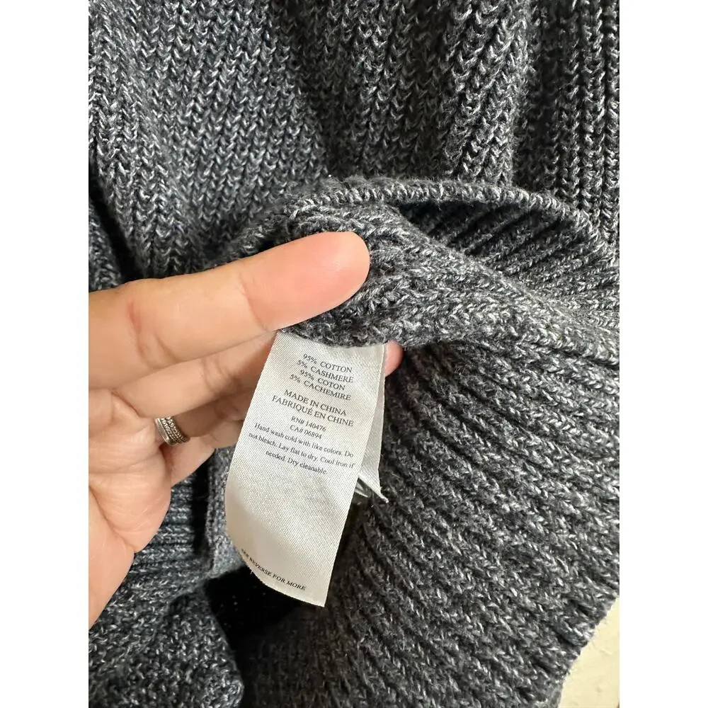 Faherty Marled Cotton Cashmere Shawl Collar Cardigan Mens XXL